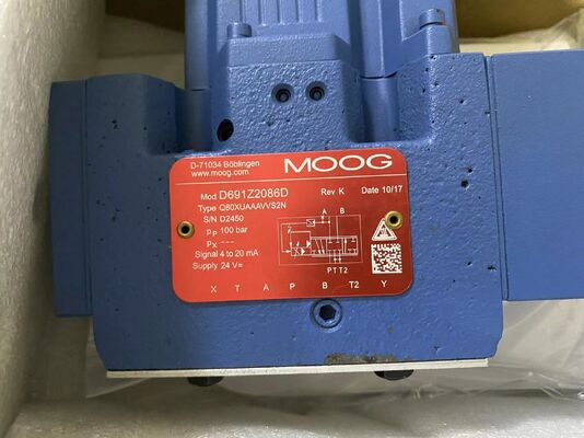 MOOG D691Z2086D شیر سرو الکترو هیدرولیک