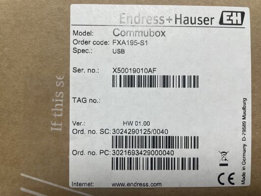 E+H FXA195-S1 Commubox مودم USB/HART با امنیت ذاتی
