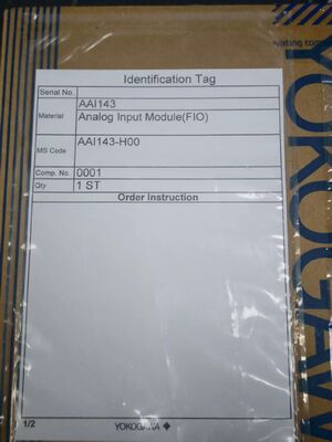 YOKOGAWA AAI143-H00 ماژول ورودی آنالوگ جدا شده 16 کانال