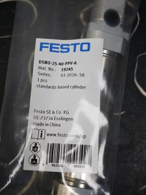 سیلندر پنوماتیک گرد FESTO DSNU-25-40-PPV-A